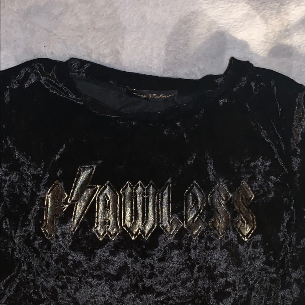 A suede top